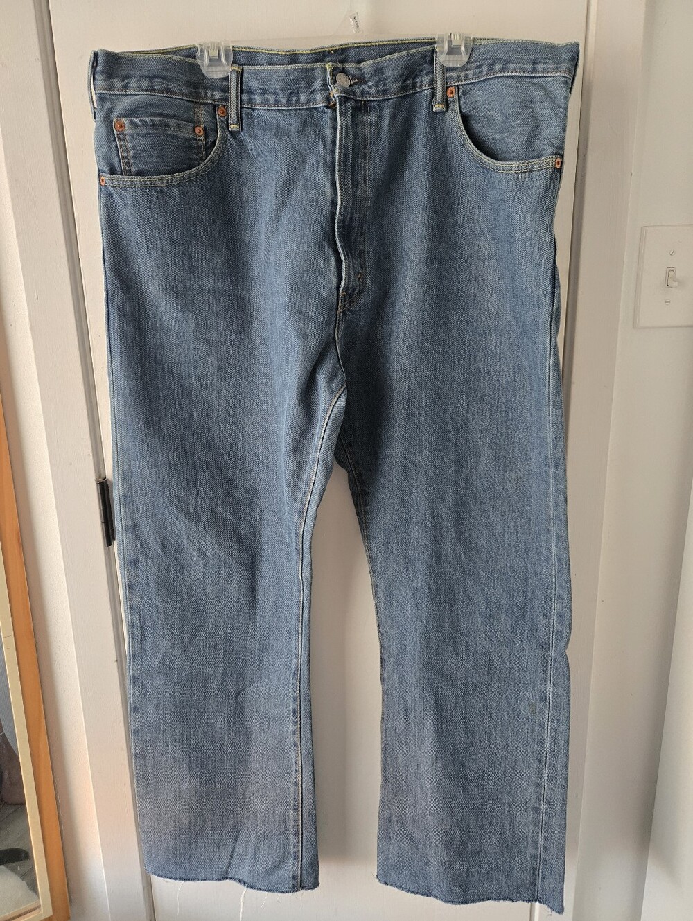 Levi's 517 Bootcut Jeans Men's 42x32 Classic Blue Denim Work Western